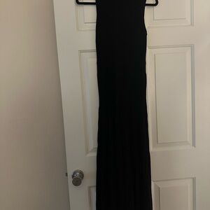 Elie Tahari Black Sleeveless Maxi Dress